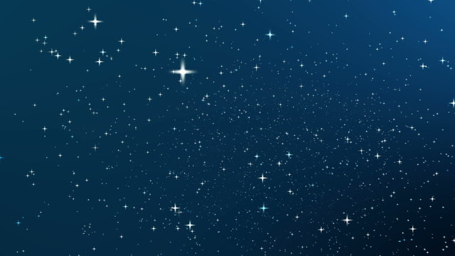 Night sky with star, Full HD