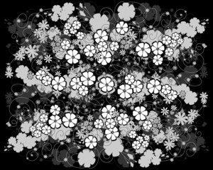 Abstract floral background