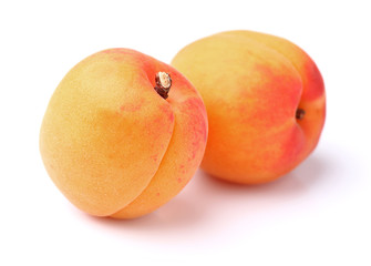 Ripe apicots in closeup