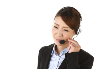 オペレーターの女性