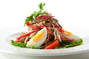 Beef Tongue Salad