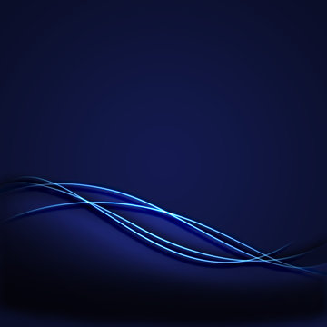 Blue Incandescent Background