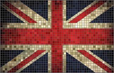 Flag of Great Britain, mosac