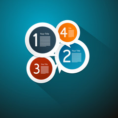 Vector Progress Steps for Tutorial, Infographics