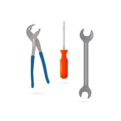 Screwdriver, Pincers, Spanner, Hand Wrench Tools