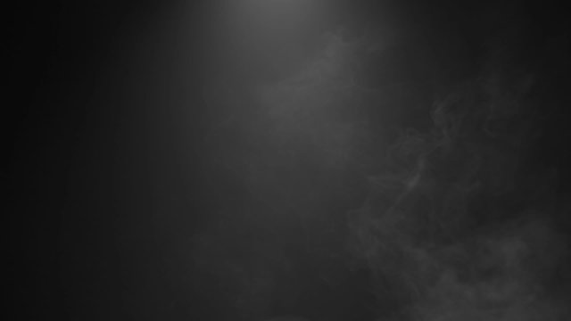Medium Smoke Ambiance Effect Isolated on Black Background