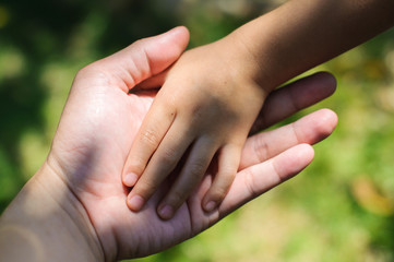 Little hand but big feeling