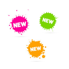 Colorful Vector Sale Blots Icons