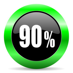 90 percent icon