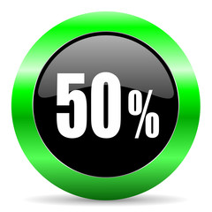 50 percent icon