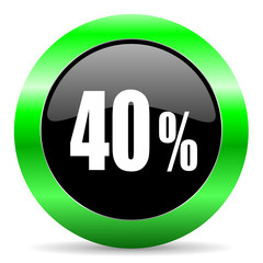 40 percent icon