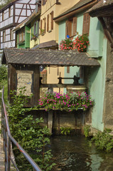  France,  small village of Kaysersberg in Alsace