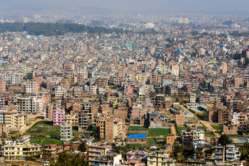 Kathmandu view from Swayambhunath