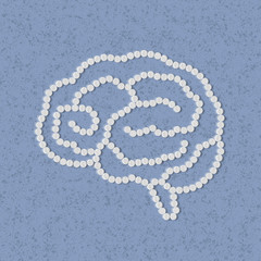 symbol of brain pills