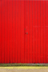 Hintergrund Bretterwand in Rot