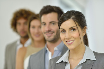 Successful business team portrait