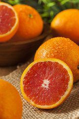 Naklejka na ściany i meble Healthy Organic Ripe Blood Orange