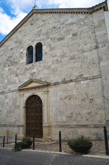 Fototapeta na wymiar Kościół Świętego Franciszka. Montefalco. Umbria. Włochy.