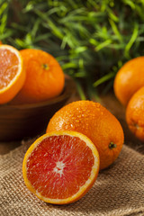 Healthy Organic Ripe Blood Orange