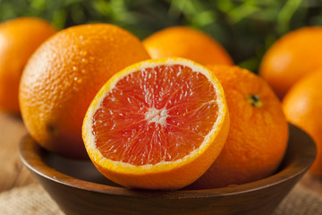 Healthy Organic Ripe Blood Orange