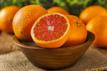 Healthy Organic Ripe Blood Orange
