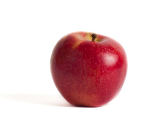fresh apple on a white background