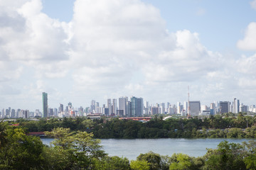 Fototapeta na wymiar Panorama von Recife in Brasilien