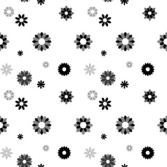Seamless Monochrome Floral
