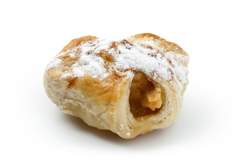 Sweet bun with apple