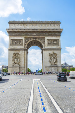 The arc of triumpf in Paris