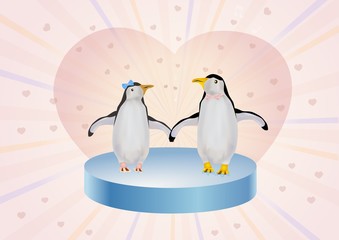 Pinguins' love