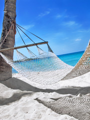 hammock at the tropical beach © anakondasp