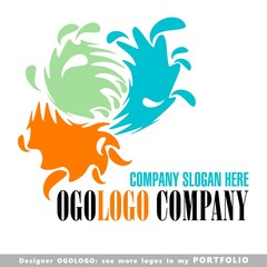 abstract, business, logo, emblem, vector