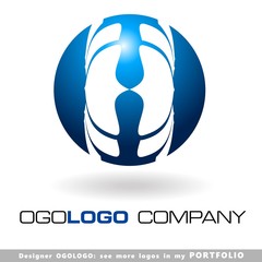 abstract, business, logo, emblem, vector