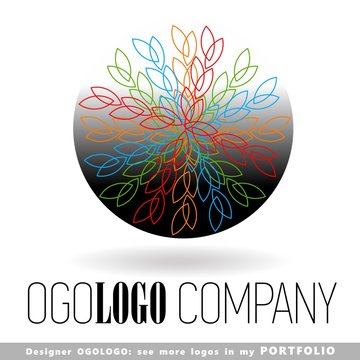 abstract, business, logo, emblem, vector