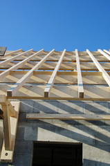 Obraz premium construction et pose de la charpente