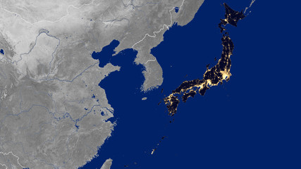 Japan - Night © Guillaume Le Bloas