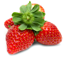 strawberry isolated on white background