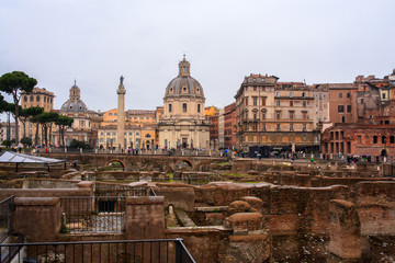 Fototapeta na wymiar Imperial Fora, Rome