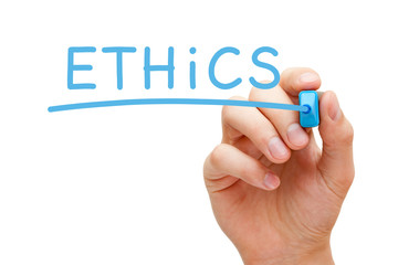 Ethics Blue Marker
