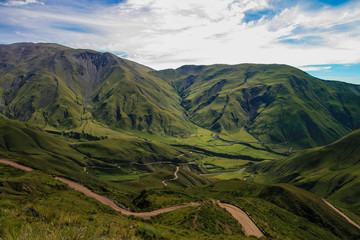 high green hill far away