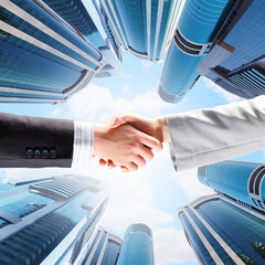 Business handshake
