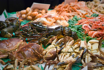 Fresh food market, Barcelona.