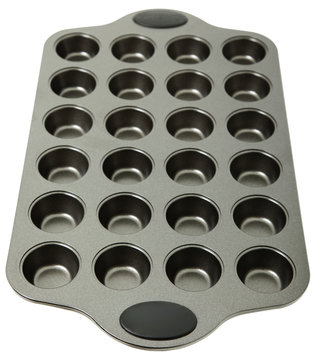 Empty Metal Muffin Tray
