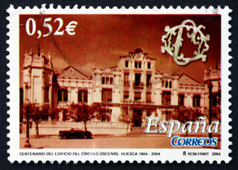 Postage stamp Spain 2004 Circulo Oscense Building