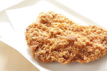 japanese food, Tonkatsu on dish