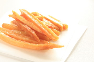 Japanese confectionery, deep fried sweet potato