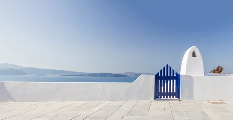 Foto op Plexiglas Uitzicht op Oia op Santorini © Netfalls