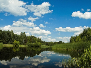 Obraz na płótnie Canvas Lake landscape