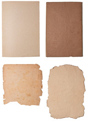 Collection of few old paper pieces